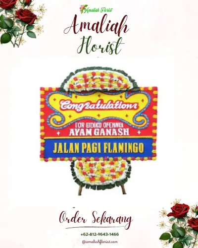 Bunga Papan Congratulation di Tigawasa